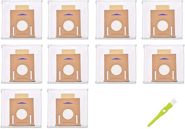 NC Dust Bags Fit + Robot, Vacuum Cleaner Parts Replacement Accessories, Pack of 10