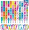 Party Favors For Kids Birthday- 24Pcs Pop It Bracelet Fidget Toys Toddler Toys Party Supplies Classroom Prizes, Stocking fillers/Birthday Giveaways Stress Sensory Toys Pop Girls