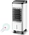 Evaporative Air Cooler, Fan Humidifier with LED Display and Remote Control,3-in-1 AC with 120&deg; Oscillation/3 Speeds&amp;Cool Modes/Timer for Office,Bedroom,Kitchen