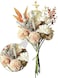 ELECDON Artificial Flowers Silk Dandelion Faux Bouquet Flowers Wedding Bouquet Centerpieces Flower Arrangements Decorations