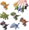 6PCS Biting Finger Dinosaurs Toy, Dinosaurs Collectibles for Display, Fun Snap Squad Dino Toys, Jurassic World Dinosaur Toys, for 3+ Year Old Kids Birthday Gift Dino Party Gift Decorate for Kids