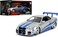 Fast &amp; Furious Brian&rsquo;s 2002 Nissan Skyline R34 Die-cast Car, 1:24 Scale, Silver &amp; Blue