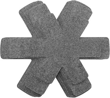 Pot and Pan Protectors, Set of 12 and 3 Different Size, Pot Dividers Pads/Stacking Pan Protectors/Pan Separators Pads for Protecting and Separating Pots and Pans