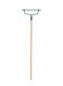 Egardenkart Garden Rake Outdoor - Metal Garden Leaf Rake with Long Wooden Stick for Gardening Tools