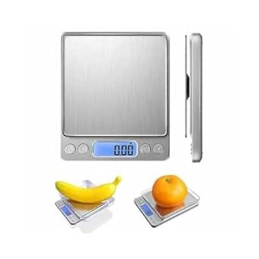 4basix Digital Kitchen Food Scale High Accuracy 500g by 0.1g. Multifunction Digital Gram Scale for Baking, Herbs, Seasoning, Jewellery