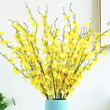 Sunm Boutique 2 Pack Plum Blossom Artificial Flowers Simulation Flower Table Decoration Accessories Party Beach Theme Decorations &hellip; Pack of 10 Yellow
