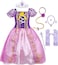 Rapunzel Costume Princess Lepei Dress for Toddler Girls Fancy Party