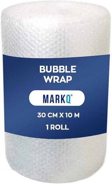 Bubble Wrap Roll, 30 cm x 10 m Air Bubble Cushioning Wrap for Packaging, Shipping, Mailing, Packing and Moving Supplies