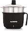 Nutripro Multipurpose Cook Multi Kettle 1.2 L with Steamer, Vegetable Stand and Egg Tray (Black, 600W) Stainless Steel