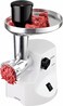 KENWOOD Meat Grinder 1500W Powerful Meat Mincer with Kibbeh Maker, Sausage Maker, Feed Tube Pusher, 3 Stainless Steel Screens for Fine, Medium &amp; Coarse Results MG470 White