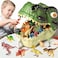 Dinosaur Toys Toddler Toys for Kids 3-5,45PCS Realistic Jurassic Dinosaurs Figures with Eggs&amp;Trees&amp;Fence,Educational Figures,Classroom,Party Favors,Birthday Day Gifts and Prize for Boys &amp; Girls