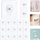 Picture Hangers, 15pcs Self Adhesive Picture Hangers Hooks Waterproof Adhesive Wall Hooks Wall Picture Hanger Heavy Duty Wall Hangers Without Nails for Hanging for Home Kitchen Bathroom Office