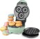 Giles &amp; Posner 3 in 1 Mini-Bites Maker Non-Stick Cooking Plates, Doughnut,Waffle, and Pancake Maker, 3 Minute Pre-Heat time, Non-Slip Feet, Easy to Clean,Ready Indicator Lights,400W,1.15KG EK5535GSGR