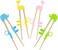 Excefore Kids Chopsticks, 4 Pairs of Reusable Children's Training Chopsticks, Animal Training Chopstick, with Storage Box, for Beginners