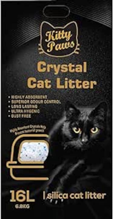 PAWS CRYSTAL SILICA CAT LITTER-16L