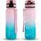 LA' PRECIOUS Water Bottle for Kids &amp; Adults,500ML, 350ML -USA Tritan Material, Non-Toxic BPA Free, Fast Flow, Flip Top Leak Proof Lid. (Pink/Cyan SE, 500ML)