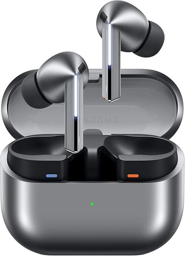 Samsung Galaxy Buds3 Pro, Silver, Wireless Bluetooth Earbuds with Adaptive: Noise Control, Hi-Fi Sound, 360 Audio (UAE Version)