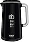 TEFAL Kettle   Smartin'Light 1.5L Digital Electric Kettle Black   2500-3000 W   5 Temperature Selection   30 Min Keep Warm   Auto Off   2 Years Warranty   &lrm;KO853840