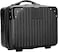 MOTIM 14 Inch Mini Travel Suitcase Makeup Case Small Password Box Boarding Case for Women Girls (Black)