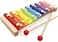 Wooden Kids Educational Piano Xylophone, Educational Musical Instruments Toy, 8 Key Scales (Xylophone)
