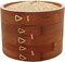 Typhoon Double Tier Bamboo Steamer 8&quot;, Brown, 1400.360