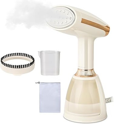 Excefore Handheld Steamer for Clothes,15s Fast Heat Up Handheld Steam Iron, Powerful Steam Penetrating Steamer for Clothes,Portable Travel Clothing Steamer, for Removing Wrinkles from Fabrics
