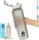 Gorilla E-Tribe Water Bottle 1L with Time Marker - BPA Free &amp; Leak Proof Protein Shaker Bottle Gym - Ideal for Office, School &amp; Hiking