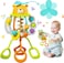 Interactive Toy for Toddlers 6M+, Develops Fine Motor Skills, Hand-Eye Coordination, Sensory Perception with Bubble Popping, Bead Spinning, Pulling &amp; Shaking Activities