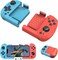 Mobile Gaming Controller - Wireless Gamepad Joystick Compatible with iOS/Android/PC, Portable Bilateral Split (Red+Bule)