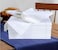 Set of 12 Cotton Cloth Dinner Napkin 18x18 White with Hemstitched Mitered Corners &ndash; Perfect for Wedding Dinner Parties and Table Decorations, Cloth Napkins