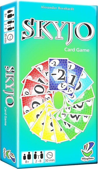 SKYJO - The entertaining card game for kids and adults. The ideal game for fun, entertaining and exciting hours of play with friends and family.