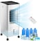 INGUNAR Portable Air Conditioners, 3-IN-1 Evaporative Air Cooler with 3 Wind Speeds, Remote And Touch Control, Air Conditioner with Timer, Water Tank, Ice Packs, Applies to Home, Office, Bedroom