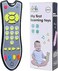 TV Remote Control Learning Toy, for 6 Months+ Baby,My First Learning Toy with 3 Languages Encourage Babies and Toddlers to Learn Numbers,Educational Kids Toy(Gray Body Colored Buttons) (Gray)