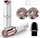 gurelax Womens Facial Hair Removal,Electric Face Razors for Women Rechargeable,The Best Hair Remover Device for Face Included 2 x Replacement Heads,Painless Hair Trimmer,for Lip,Mustache, Chin