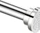 Telescopic Shower Curtain Rod：Never Rust 304 Stainless Steel Tension Spring Curtain Rod - Non-Slip Adjustable Tension Pole &ndash;No Drilling Extendable Pole (105-170cm)