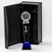 Crystal Golf Trophy with Golf Ball - Clear, 180 mm
