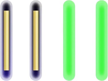 size 4.5mm 20pcs Luminous Glow Sticks For Night Fishing - Enhance Your Catch With Fluorescent Light Stick Fireflies
