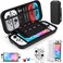 Case Compatible with Nintendo Switch OLED Model, 9 in 1 Accessories Kit for 2021 Nintendo Switch OLED Model with Dockable Protective Case Cover, HD Switch Screen Protector and Thumb Grip Caps