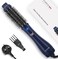 PARWIN PRO BEAUTY One-Step Hair Dryer Brush, Blow Dry Hair Brush, 4 in 1 Hot Brushes for Drying, Volumizing, Straighten, Negative Ion Care Hot Air Brush, 1000W, Prussian Blue