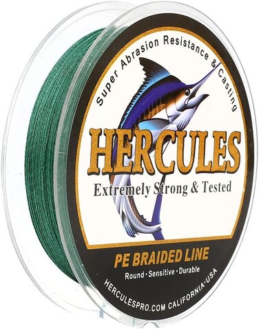 Braided Fishing Line 4 Strands 100m-2000m 6lb-100lb Super Strong PE Fishing Wire Multifilament Fishing Lines for Saltwater &amp; Freshwater Fishing