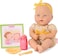Feeding Time 12-inch Soft-Body Newborn Baby Doll with Easy-to-Read Story Book and Baby Doll Accessories, Caucasian