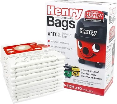 Henry Nvm-1CH HEPA-FLO Vacuum Cleaner Filter Bags (10 Count)