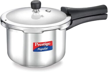 Stainless Steel Pressure Cooker 3 Ltr   Silver