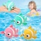 Baby Bath Toys, Wind-Up Paddling Pool Toys for 1-3 Year Olds, Floating Swimming Clownfish, Clockwork Water Toys Game for Kids, Toddler Girls and Boys, Bath Time Shower Gifts