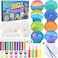 Shell Painting Kit- Glow in The Dark shell Kit, Arts and Crafts for Kids Ages 6-12, Art Supplies Toy, Kids Craft Paint Kits, Arts &amp; Crafts for Boys Girls Birthday Party Gift Toy