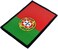 Portugal Flag Patch for Clothing &ndash; Adhesive Embroidered Patch with Official Colours of the Portuguese Flag &ndash; Flags of Europe &ndash; Flag Portugal 75 x 50 mm