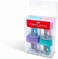 Minibox Sharpener 4pc Pastel Colours,Suitable for graphite and colour pencils