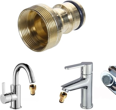 Universal Kitchen Tap Connector Mixer Hose Adaptor Pipe Joiner Fitting