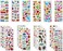 3D Stickers for Kids Puffy Stickers 550+ Children Stickers 22 Variety Sheets for Rewarding Gifts Scrapbooking Including Animals, Fish, Dinosaurs, Numbers, Fruits, Trucks, Butterfly and More