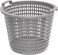 Cosmoplast 50L Wide Laundry Basket, Grey
